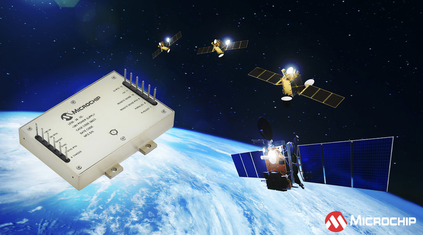 Microchip les convertisseurs de puissance 50 W DC-DC tolérants aux radiations  fournissent une solution extrêmement fiable pour  les applications du New Space